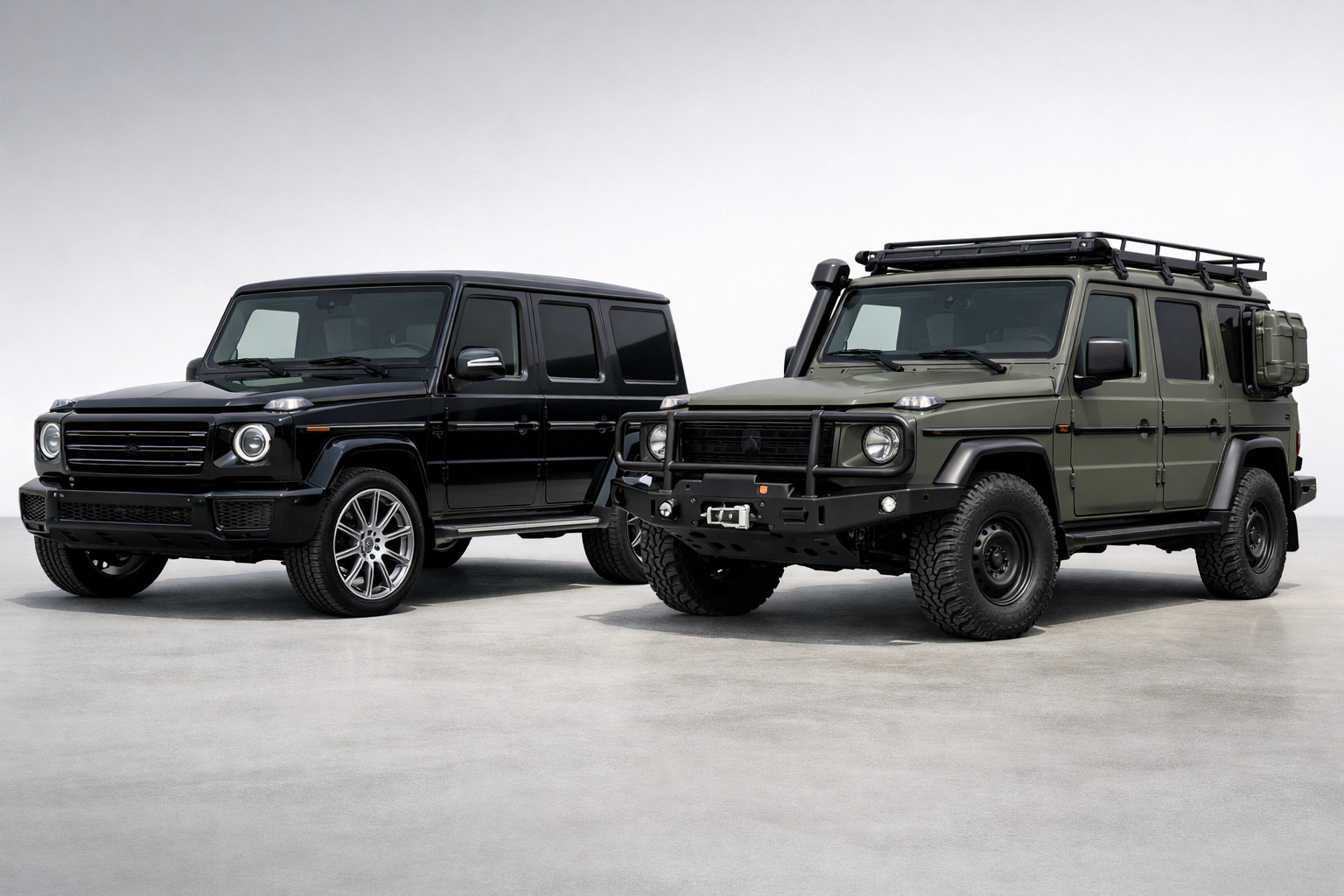 Mercedes G-Class W463A vs W464 : différences entre G-Class civil et professionnel