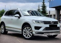Volkswagen Touareg 2010-2018 Protection Avant ST014 (Inox) photo 1
