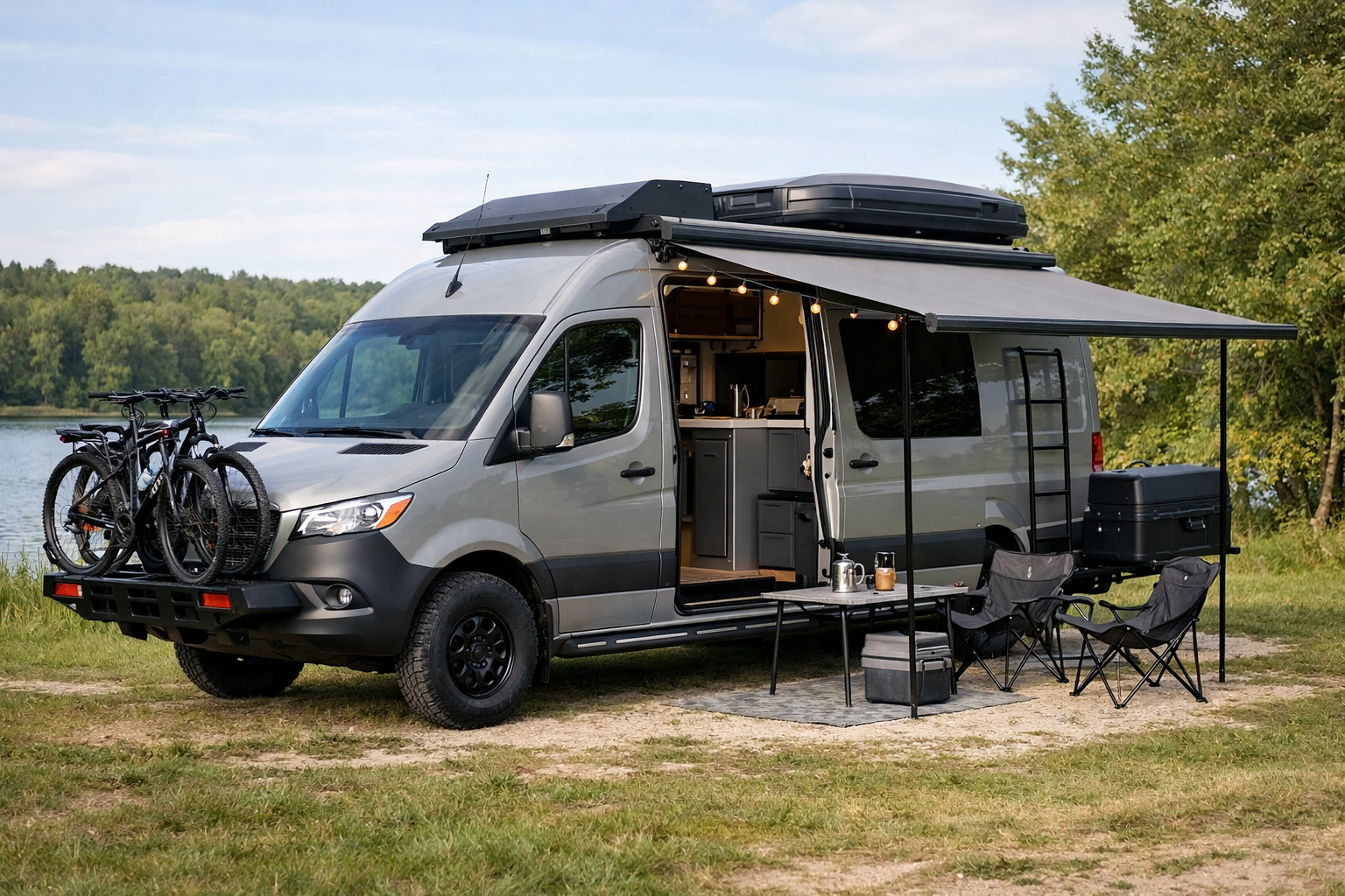 Upgrade Mercedes Sprinter W907/W910 pour le camping en famille, sans excès