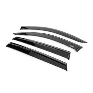 Déflecteurs de vitres avec baguette noire Niken Luxury (4 pcs) photo 2