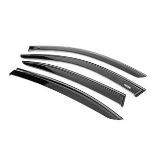 Déflecteurs de vitres avec baguette noire Niken Luxury (4 pcs) photo 2