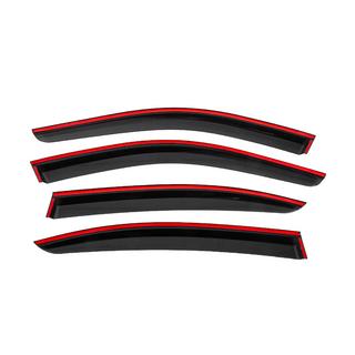 Déflecteurs de vitres avec baguette noire Niken Luxury (4 pcs) photo 4
