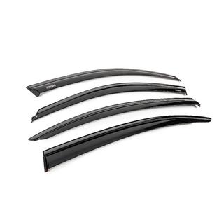 Déflecteurs de vitres avec baguette noire Niken Luxury (4 pcs) BMW 3 Series F30/F31 2012-2019 photo 3