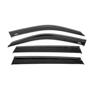 Déflecteurs de vitres avec baguette noire Niken Luxury (4 pcs) photo 1