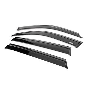 Déflecteurs de vitres avec baguette noire Niken Luxury (4 pcs) photo 2