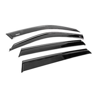 Déflecteurs de vitres avec baguette noire Niken Luxury (4 pcs) photo 3