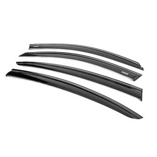 Déflecteurs de vitres avec baguette noire Niken Luxury (4 pcs) BMW Série 5 G30/G31 2017–2023 photo 2