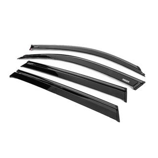 Déflecteurs de vitres avec baguette noire Niken Luxury (4 pcs) BMW X5 G05 2019–2026 photo 2