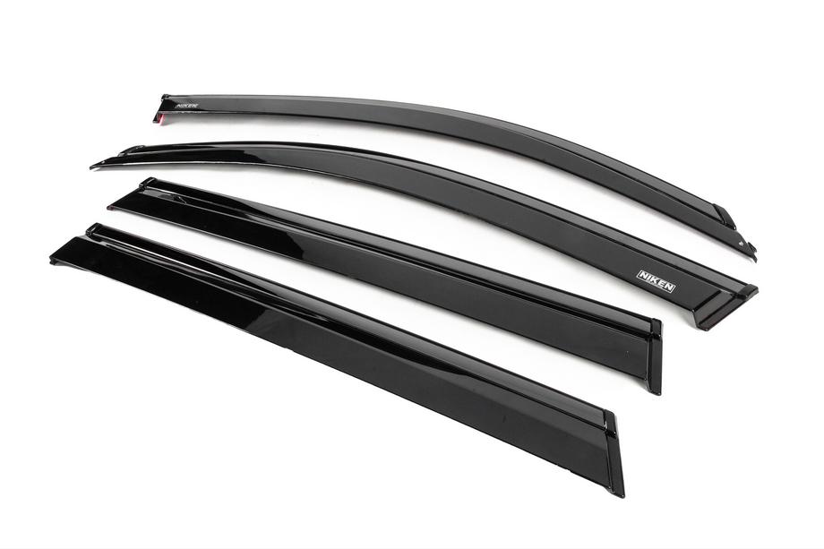 BMW X5 G05 2019–2026 Déflecteurs de vitres avec baguette noire Niken Luxury (4 pcs) Photo 2