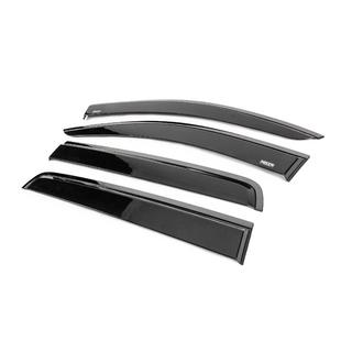 Déflecteurs de vitres avec baguette noire Niken Luxury (2015-2022, 4 pcs) photo 2