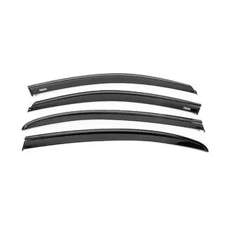 Déflecteurs de vitres avec baguette noire Niken Luxury (SD, 4 pcs) photo 1