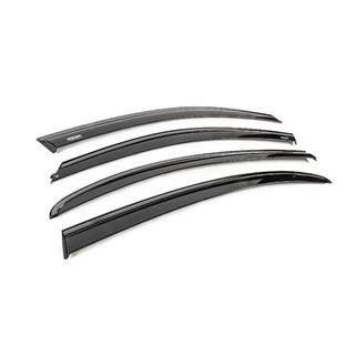 Déflecteurs de vitres avec baguette noire Niken Luxury (SD, 4 pcs) photo 3