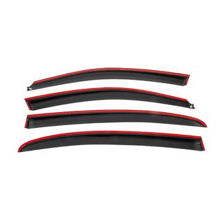 Déflecteurs de vitres avec baguette noire Niken Luxury (SD, 4 pcs) photo 4