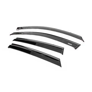Déflecteurs de vitres avec baguette noire Niken Luxury (4 pcs) photo 2