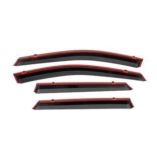 Déflecteurs de vitres avec baguette noire Niken Luxury (4 pcs) photo 4