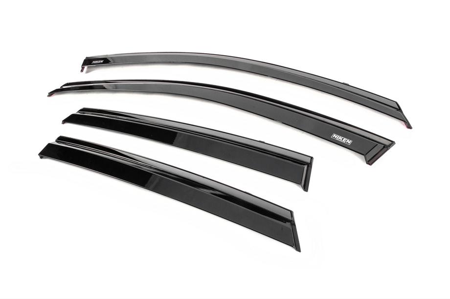 Hyundai Tucson NX4 2021- Déflecteurs de vitres avec baguette noire Niken Luxury (4 pcs) Photo 2