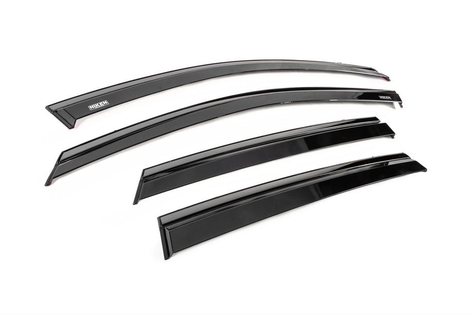 Hyundai Tucson NX4 2021- Déflecteurs de vitres avec baguette noire Niken Luxury (4 pcs) Photo 3