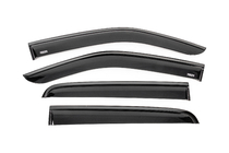 Isuzu D-Max 2019- Déflecteurs de vitres avec baguette noire Niken Luxury (4 pcs) photo 1