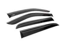 Isuzu D-Max 2019- Déflecteurs de vitres avec baguette noire Niken Luxury (4 pcs) photo 3