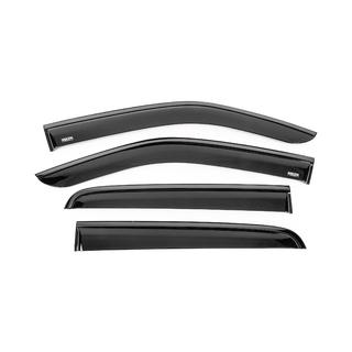Déflecteurs de vitres avec baguette noire Niken Luxury (4 pcs) Isuzu D-Max 2019- photo 1