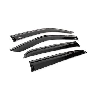 Déflecteurs de vitres avec baguette noire Niken Luxury (4 pcs) Isuzu D-Max 2019- photo 3