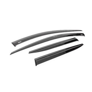 Déflecteurs de vitres avec baguette noire Niken Luxury (pour SWB, 4 pcs) Kia Sportage 2021- photo 3