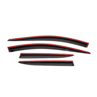 Déflecteurs de vitres avec baguette noire Niken Luxury (pour SWB, 4 pcs) Kia Sportage 2021- photo 4