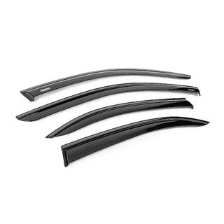 Déflecteurs de vitres avec baguette noire Niken Luxury (4 pcs) photo 3