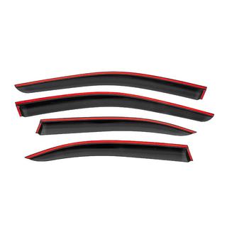 Déflecteurs de vitres avec baguette noire Niken Luxury (4 pcs) photo 4