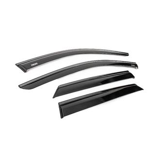 Déflecteurs de vitres avec baguette noire Niken Luxury (4 pcs) Mercedes ML W164 2005-2011 photo 3