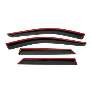 Déflecteurs de vitres avec baguette noire Niken Luxury (4 pcs) Mercedes ML W164 2005-2011 photo 4