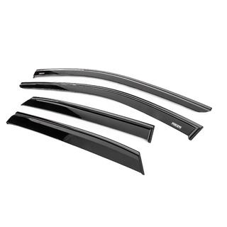 Déflecteurs de vitres avec baguette noire Niken Luxury (4 pcs) Nissan Qashqai 2021- photo 2