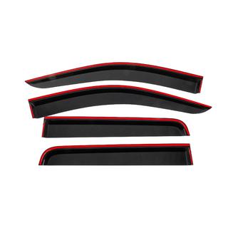 Déflecteurs de vitres avec baguette noire Niken Luxury (4 pcs) photo 4