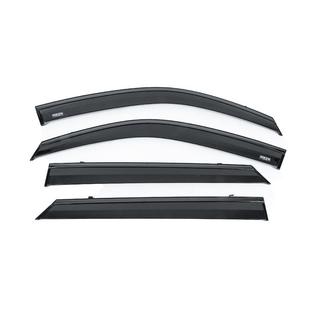 Déflecteurs de vitres avec baguette noire Niken Luxury (4 pcs) photo 1