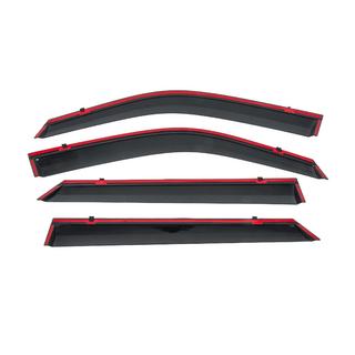 Déflecteurs de vitres avec baguette noire Niken Luxury (4 pcs) photo 4