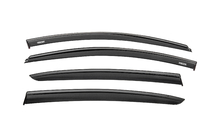 Renault Megane IV 2016-2025 Déflecteurs de vitres avec baguette noire Niken Luxury (SD, 4 pcs) photo 1