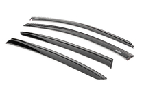 Renault Megane IV 2016-2025 Déflecteurs de vitres avec baguette noire Niken Luxury (SD, 4 pcs) photo 2