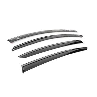 Déflecteurs de vitres avec baguette noire Niken Luxury (SD, 4 pcs) Renault Megane IV 2016-2025 photo 3