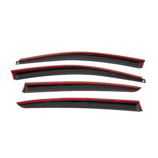 Déflecteurs de vitres avec baguette noire Niken Luxury (SD, 4 pcs) Renault Megane IV 2016-2025 photo 4