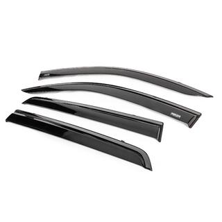 Déflecteurs de vitres avec baguette noire Niken Luxury (4 pcs) photo 2