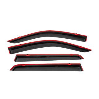 Déflecteurs de vitres avec baguette noire Niken Luxury (4 pcs) photo 4