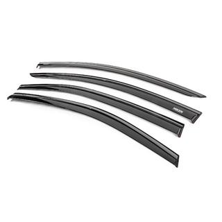 Déflecteurs de vitres avec baguette noire Niken Luxury (SD, 4 pcs) Toyota Corolla 2019- photo 2