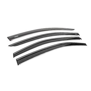 Déflecteurs de vitres avec baguette noire Niken Luxury (SD, 4 pcs) Toyota Corolla 2019- photo 3