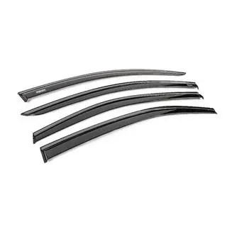 Déflecteurs de vitres avec baguette noire Niken Luxury (SD, 4 pcs) photo 3
