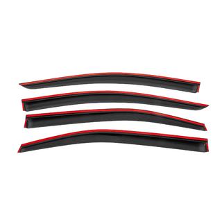 Déflecteurs de vitres avec baguette noire Niken Luxury (SD, 4 pcs) Toyota Corolla 2019- photo 4