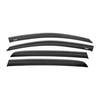 Déflecteurs de vitres avec baguette noire Niken Luxury (HB, 4 pcs) photo 1