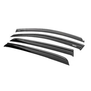 Déflecteurs de vitres avec baguette noire Niken Luxury (HB, 4 pcs) photo 2