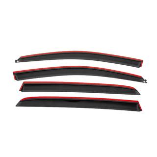 Déflecteurs de vitres avec baguette noire Niken Luxury (HB, 4 pcs) photo 4