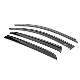 Déflecteurs de vitres avec baguette noire Niken Luxury (HB, 4 pcs) photo 2