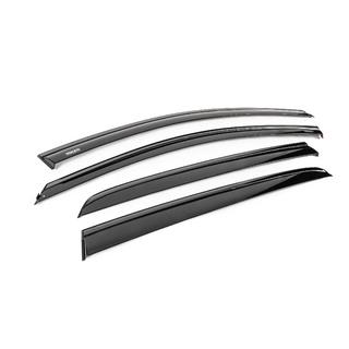 Déflecteurs de vitres avec baguette noire Niken Luxury (HB, 4 pcs) photo 3